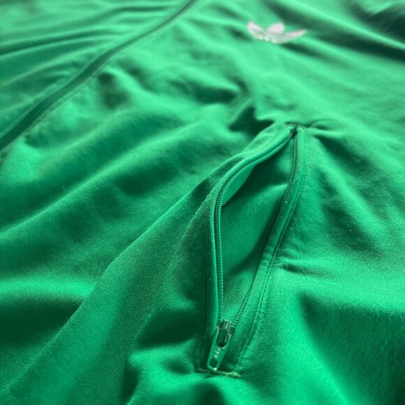 Adidas Track Jacket — Green, Mens Large - Picture 5 of 7